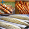 RK Bakeware China Foodservice NSF 10 slot Glaze Baguette di alluminio vassoio da forno