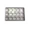 RK Bakeware China Foodservice NSF 45727 28 Compartimento Vetrata Acciaio Aluminizato Mini Pan Specialità Muffin