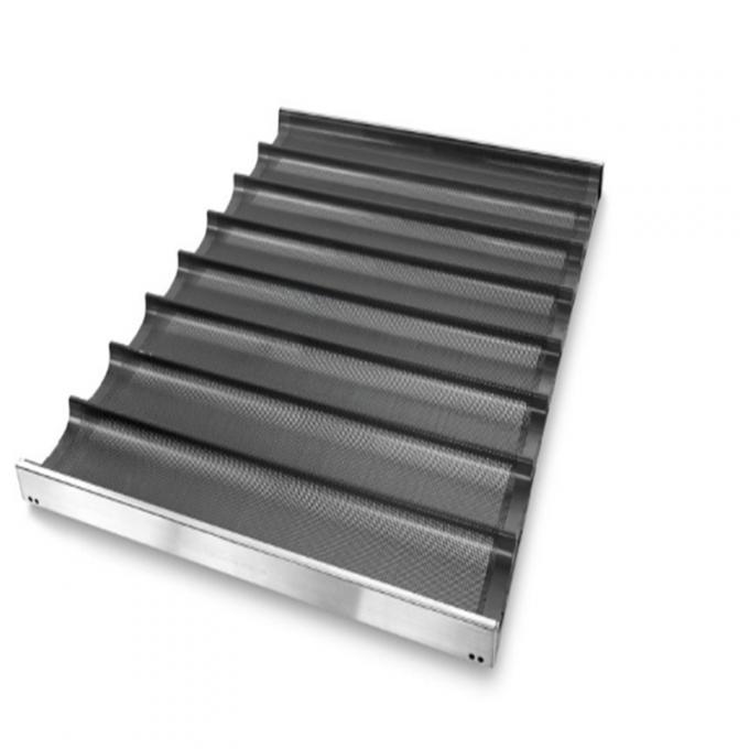 RK Bakeware China Foodservice NSF Wholesale Non-stick 12 Canale Baguette Tray 1200X800 2