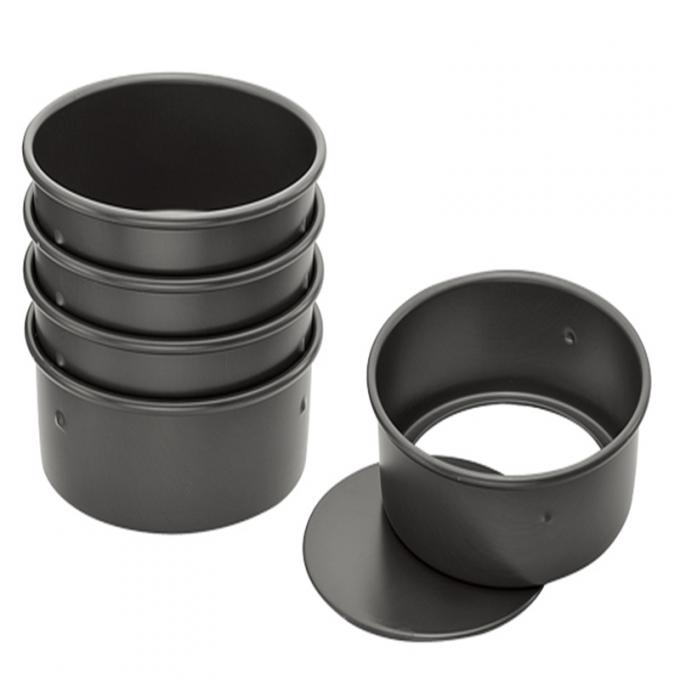 Rk Bakeware Cina rettangolo rotondo rimovibile anodizzato in alluminio muffa torta torta padella torta latta 1