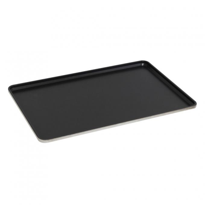 Rk Bakeware China-30694 Stayflat Full Size NSF 16 Gauge 18" X 26" Band in Rim Aluminum Sheet Pan Nonstick Coating