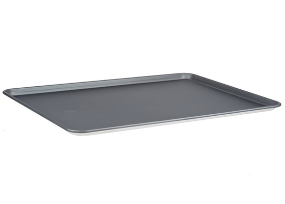 RK Bakeware China Foodservice NSF 16 Gauge Aluminum Baking Tray, 18 &quot; x 26 &quot; Wire In Rim Aluminum Bun / Sheet Pan