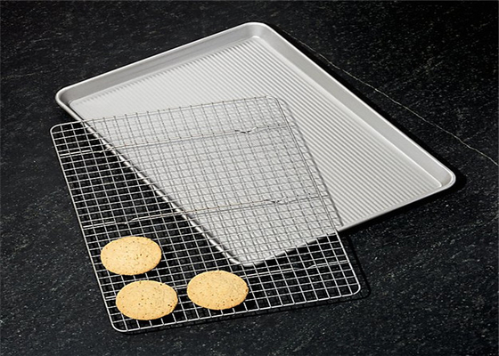 RK Bakeware Cina Full Size 18X26 Inch Commerciale Aluminium Cookie Sheet Baking Tray