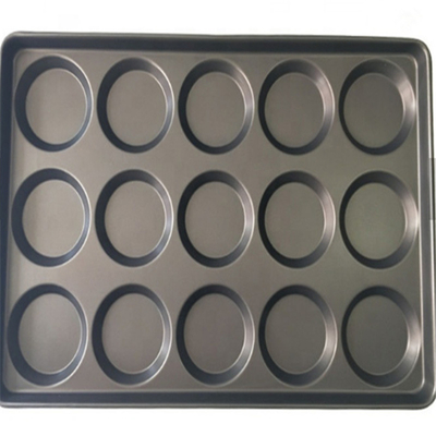 RK Bakeware China Foodservice NSF Glaze Non-stick 4,5 pollici e 5 pollici Hamburger Bun Baking Tray