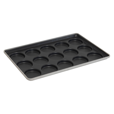 RK Bakeware China Foodservice NSF AMF Industrial Line MacDonald 4.5 Inch Non Stick Hamburger Bun Baking Tray