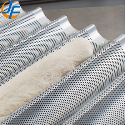 RK Bakeware China Foodservice NSF 5 pagnotte in alluminio antiaderente Eurogliss Baguette teglia/teglia per pane francese