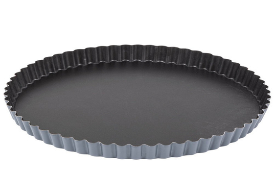 RK Bakeware Cina-Mackies Fluted Nonstick Quiche Pan Con Fondo Rimuovibile