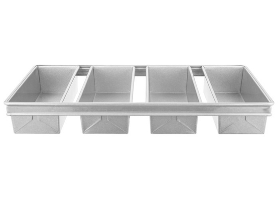 RK Bakeware China-Chicago Metallic 4 Strap Glazed Aluminized Pullman pane pane pane 13 &quot;x 4&quot; x 4 &quot;