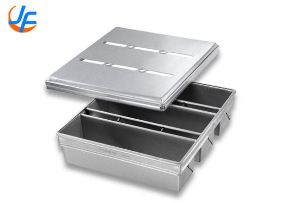 RK Bakeware China Foodservice NSF Panne di pane in alluminio commerciale / Strap speciale Pullman Pan Pan Pan