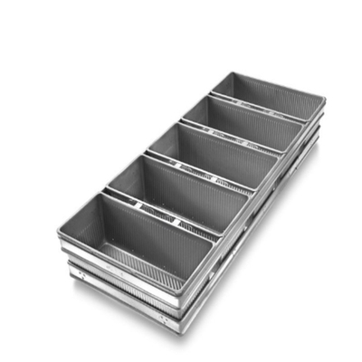 Rk Bakeware China Manufacturer-4 Strap Glazed Aluminized Steel Pullman Pan Pan/ Pan Pan Pan/ Pan Pan Pan di Vienna