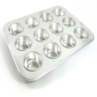 RK Bakeware China Foodservice NSF 12 tazze Panno per muffin in alluminio e vassoio per cupcake