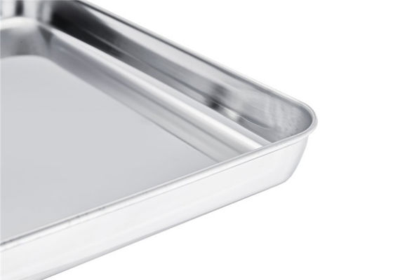RK Bakeware China Foodservice NSF Rectangle Inossidabile Acciaio da forno Piattino per pizza Biscotti Piattino per pane