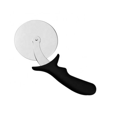 10cm in acciaio inossidabile 430 Pizza Wheel Cutter Con Pp Maniglia Rotonda Cutter di plastica Server