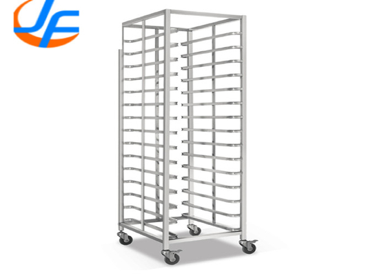 RK Bakeware China Foodservice NSF Camionino alimentare mobile in acciaio inossidabile GN1/1 Pan Tray Trolley Oven Rack