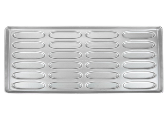 RK Bakeware China Foodservice NSF 24 Mold Aluminum Cupcake Trays / Acciaio alluminato Pan Pan commerciale per hot dog