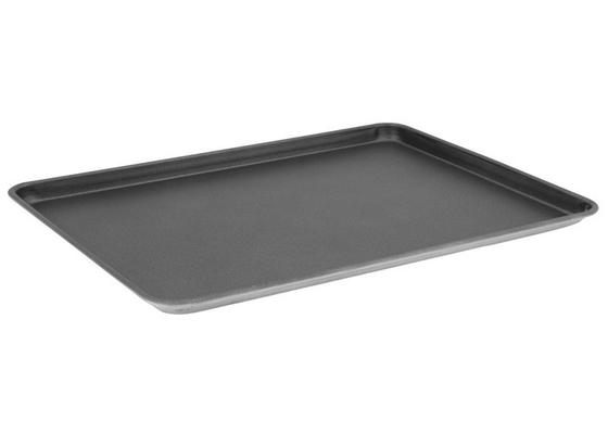 RK Bakeware China Foodservice NSF 18 Gauge Aluminum Bun Sheet Pan 18'x13' 1/2 Size Pizza Baking Tray