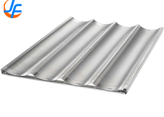 RK Bakeware China Foodservice NSF 16 Gague Panne di pane in alluminio Uni Lock Baguette in acciaio alluminato / Panno di pane francese