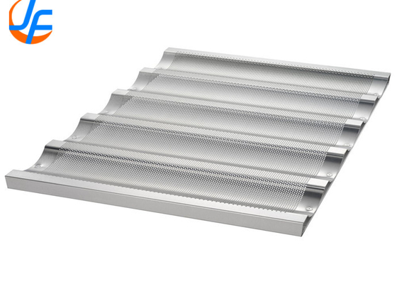 RK Bakeware China Foodservice NSF 16 Gague Panne di pane in alluminio Uni Lock Baguette in acciaio alluminato / Panno di pane francese