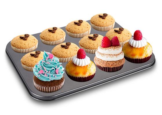 RK Bakeware Cina Foodservice Muffin in alluminio Cupcake Baking Tray