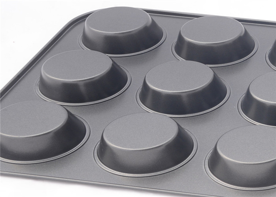 RK Bakeware China Foodservice Nonstick Tavolo da forno per muffin in alluminio