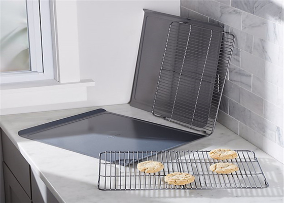 RK Bakeware Cina Full Size 18X26 Inch Commerciale Aluminium Cookie Sheet Baking Tray