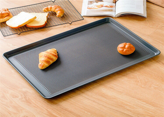 RK Bakeware Cina vassoio da forno in alluminio peforato / vassoio da forno perforato piatto