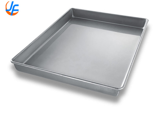 RK Bakeware China Foodservice Chicago Slicone metallico vetrato angolo rotondo torta/formaggio torta da forno vassoio non appiccicoso