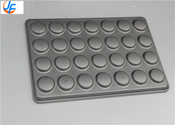 RK Bakeware China Foodservice 42425 Acciaio vetrato alluminato 15 Mould 3,42 oz. hamburger bun tray muffin top cookie pa