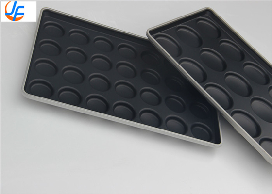 RK Bakeware China Foodservice 42425 Acciaio vetrato alluminato 15 Mould 3,42 oz. hamburger bun tray muffin top cookie pa