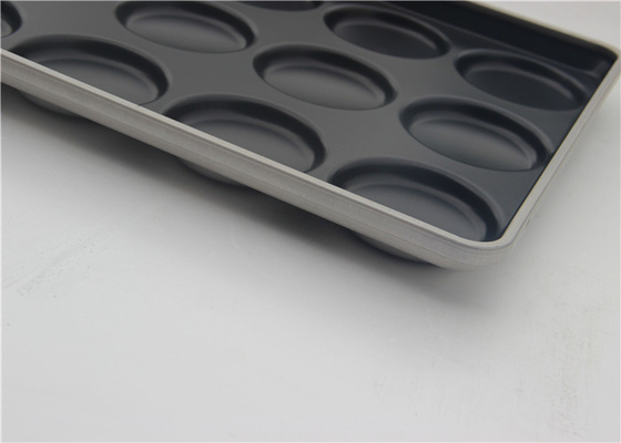 RK Bakeware China Foodservice 42425 Acciaio vetrato alluminato 15 Mould 3,42 oz. hamburger bun tray muffin top cookie pa