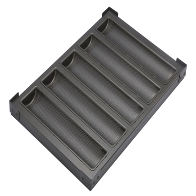 RK Bakeware China Foodservice NSF Baguette in alluminio vassoio da forno Non appiccicoso Padella di pane francese