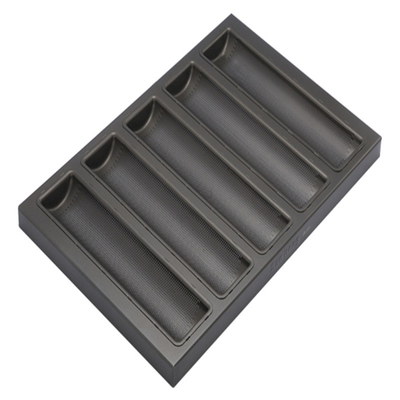 RK Bakeware China Foodservice NSF Baguette in alluminio vassoio da forno Non appiccicoso Padella di pane francese