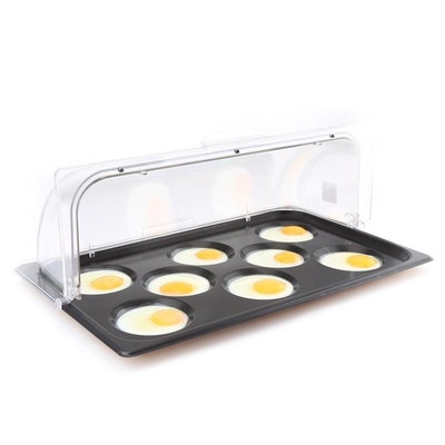 RK Bakeware Cina Rational Combi Oven Use GN1/1 Aluminum Gastronorm Egg Baking Tray Padella non appiccicosa