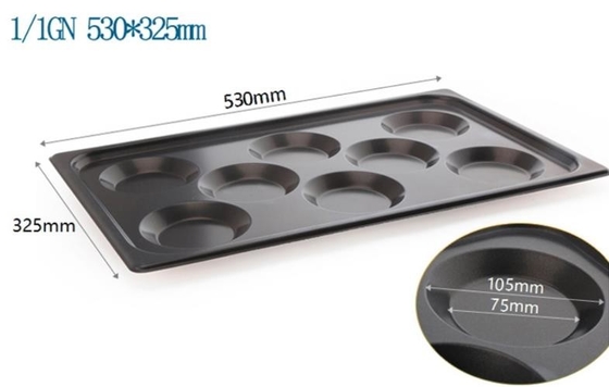 RK Bakeware Cina Rational Combi Oven Use GN1/1 Aluminum Gastronorm Egg Baking Tray Padella non appiccicosa