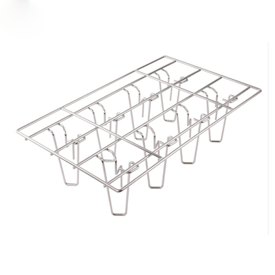 RK Bakeware China Foodservice Gn1/1 Forno combinato in acciaio inossidabile Chicken Grilled Spike Rack