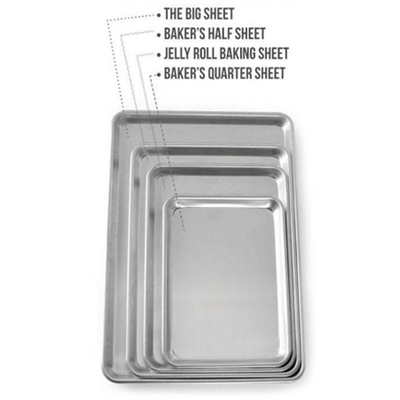 RK Bakeware China Foodservice NSF 18X26 pollici 600X400 Teglia in alluminio per teglia da forno