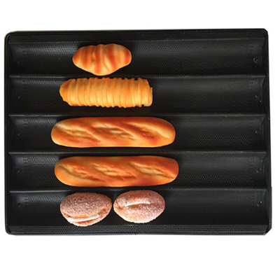 RK Bakeware China Foodservice NSF Baguette in alluminio perforato French Bread Baking Muold