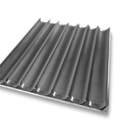 RK Bakeware China Foodservice NSF Wholesale Non-stick 12 Canale Baguette Tray 1200X800