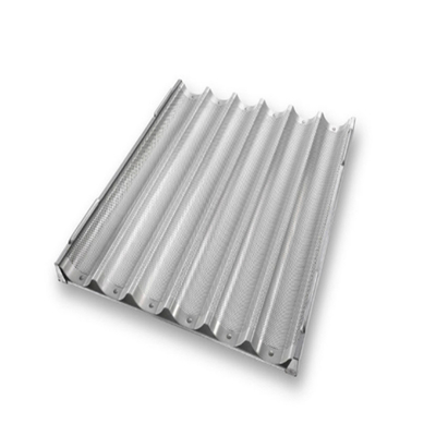 RK Bakeware China Foodservice NSF Wholesale Non-stick 12 Canale Baguette Tray 1200X800