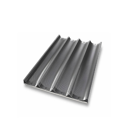 RK Bakeware China Foodservice NSF Wholesale Non-stick 12 Canale Baguette Tray 1200X800