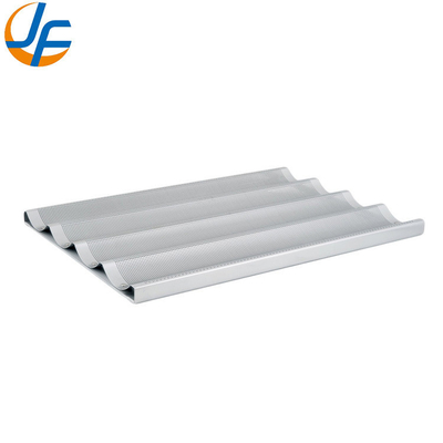 Vassoio per baguette da 5 pagnotte in alluminio cinese Rk Bakeware / teglia per pane francese