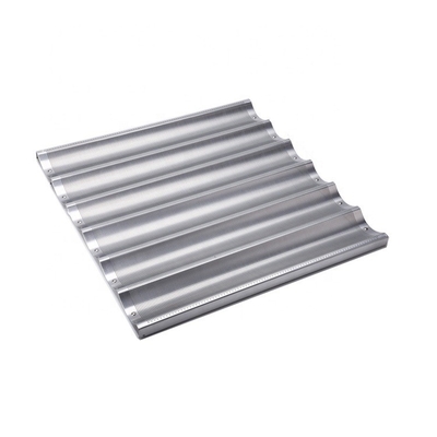 Vassoio per baguette da 5 pagnotte in alluminio cinese Rk Bakeware / teglia per pane francese