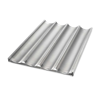 Vassoio per baguette da 5 pagnotte in alluminio cinese Rk Bakeware / teglia per pane francese