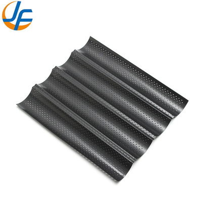 Rk Bakeware China-49053 Vassoio per baguette Uni-Lock in alluminio antiaderente 600*400 per 5 pagnotte/teglia per pane francese