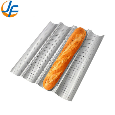 Rk Bakeware China-49053 Vassoio per baguette Uni-Lock in alluminio antiaderente 600*400 per 5 pagnotte/teglia per pane francese
