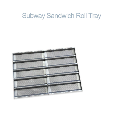 Rk Bakeware China-Aluminio Non Stick Subway Sandwich Roll Baking Tray