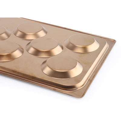 Rk Bakeware China-Gn1/1 530X325 vassoio di alluminio non appiccicoso per uova da forno