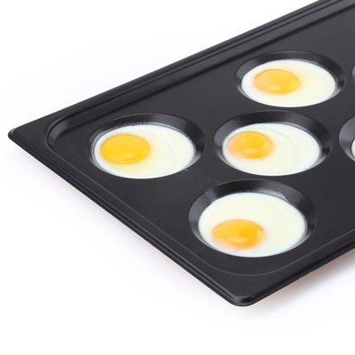 Rk Bakeware China-Rational Combi Oven Utilizzo di alluminio Gn1/1 Gastronorm Egg Tray Non appiccicoso