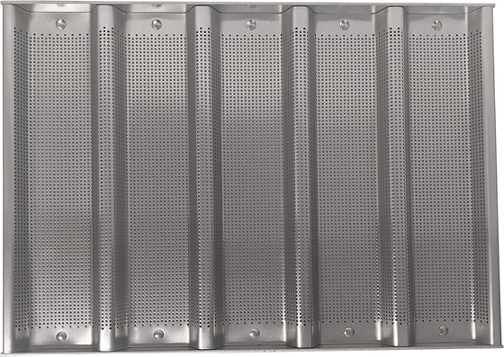 RK Bakeware Cina Foodservice NSF Bakeware commerciale 5 Count 3 Inch Sub Sandwich Roll Pan Baking Tray