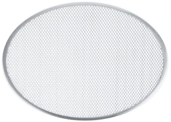 RK Bakeware China Foodservice NSF Barbecue in acciaio inossidabile Grill Pan Pizza Screen /Aluminum Mesh Pizza Trays